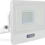Projektor Led V-Tac 20W Samsung Chip Czujnik Ruchu Biały Z Mufą Vt-128S 3000K 1510Lm
