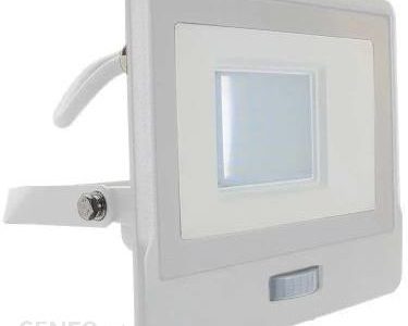 Projektor Led V-Tac 30W Samsung Chip Czujnik Ruchu Biały Przewód 1M Vt-138S-1 6400K 2340Lm
