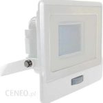 Projektor Led V-Tac 30W Samsung Chip Czujnik Ruchu Biały Z Mufą Vt-138S 6500K 2340Lm