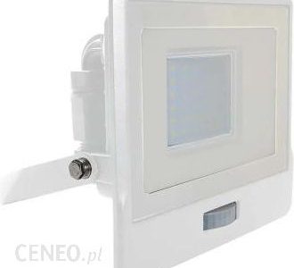 Projektor Led V-Tac 30W Samsung Chip Czujnik Ruchu Biały Z Mufą Vt-138S 6500K 2340Lm