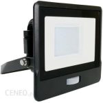 Projektor Led V-Tac 30W Samsung Chip Czujnik Ruchu Czarny Z Mufą Vt-138S 4000K 2340Lm