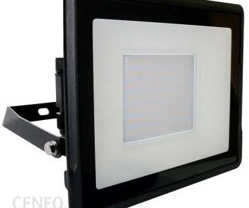 Projektor Led V-Tac 50W Samsung Chip Czarny Z Mufą Vt-158 3000K 4000Lm