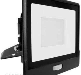 Projektor Led V-Tac 50W Samsung Chip Czujnik Ruchu Czarny Z Mufą Vt-158S 4000K 4000Lm
