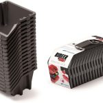 Prosperplast Bineer Short Set Pojemnik Magazynowy 16szt. 234x77x92M Czarny Kbiss10