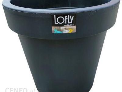 Prosperplast Doniczka Donica Lofly 39cm Antracyt