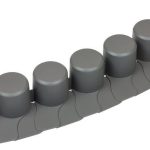 Prosperplast Palisada Ogrodowa Ipal7-S443 Szara 4,05 M