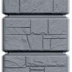 Prosperplast Zbiornik Tower Stone -Szary 350L Na Deszczówkę