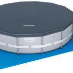 Przykrycie Do Basenu Stelażowego Okrągłego 427cm Bestway 58248
