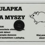 Pułapka, Klej Na Myszy. Lep Na Myszy Panko.