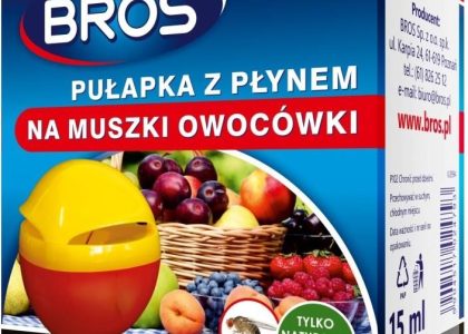Pułapka Na Muszki Owocówki Z Płynem Bros