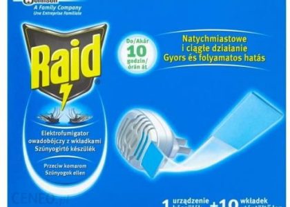 Raid Elektrofumigator Owadobójczy Z Wkładkami