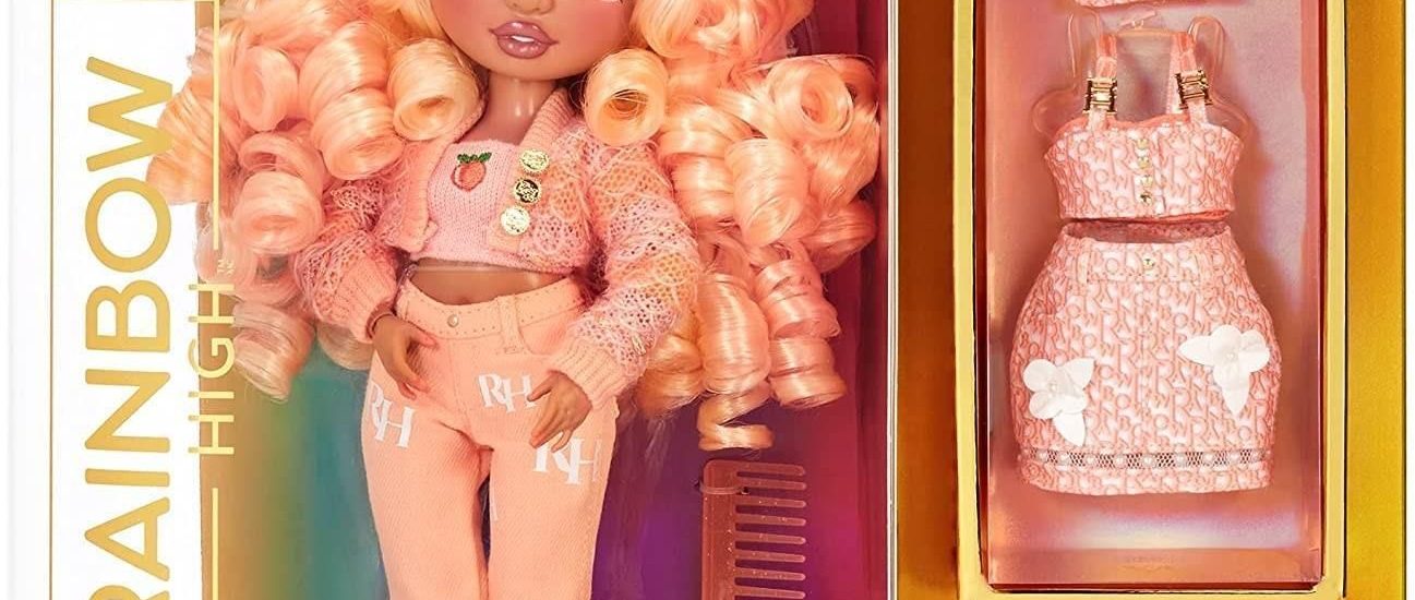 Rainbow High Peach Georgia Bloom Fashion Doll Lalka Modowa seria 3 575740