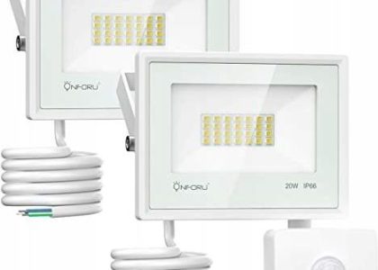 Reflektor Led 20W Pir Czujnik Ruchu 1800Lm 2szt.