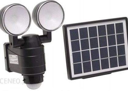 Reflektor Solarny Vo1876 Z Czujnikiem Ruchu I Zmierzchu Ip44 600 Lm Volteno