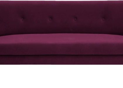 Scandi&Me Sofa Boras 3-osobowa Bordowy