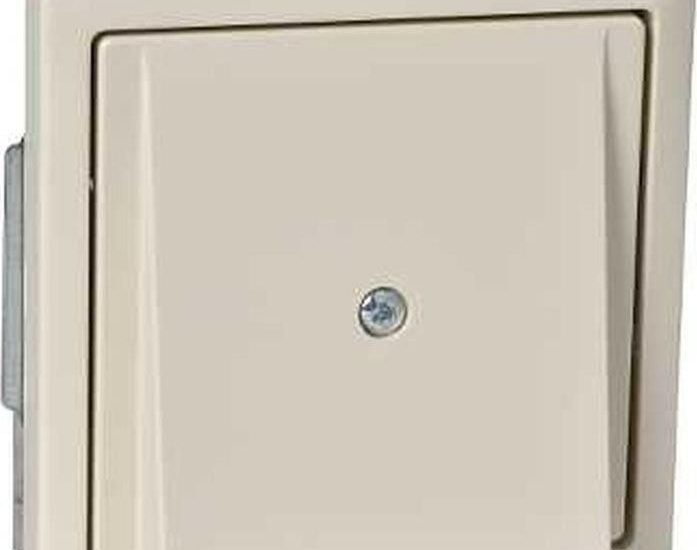 Schneider Electric Merten System D Płytka centralna wyjścia kablowego kremowa MTN299344