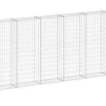 Ściana Gabionowa Z Pokrywami, Galwanizowana Stal, 900X30X150 Cm