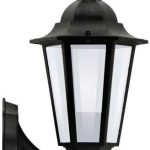 Ścienna Lampa Elewacyjna Liguria 201928 Polux Klasyczna Oprawa Zewnętrzna Ip33 Outdoor Czarny Mat