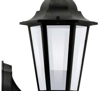 Ścienna Lampa Elewacyjna Liguria 201928 Polux Klasyczna Oprawa Zewnętrzna Ip33 Outdoor Czarny Mat