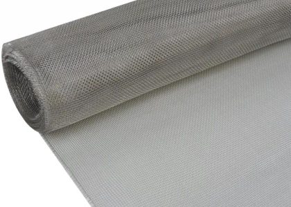 Siatka Na Insekty, Stal Nierdzewna, 100 X 500 Cm, Srebrna