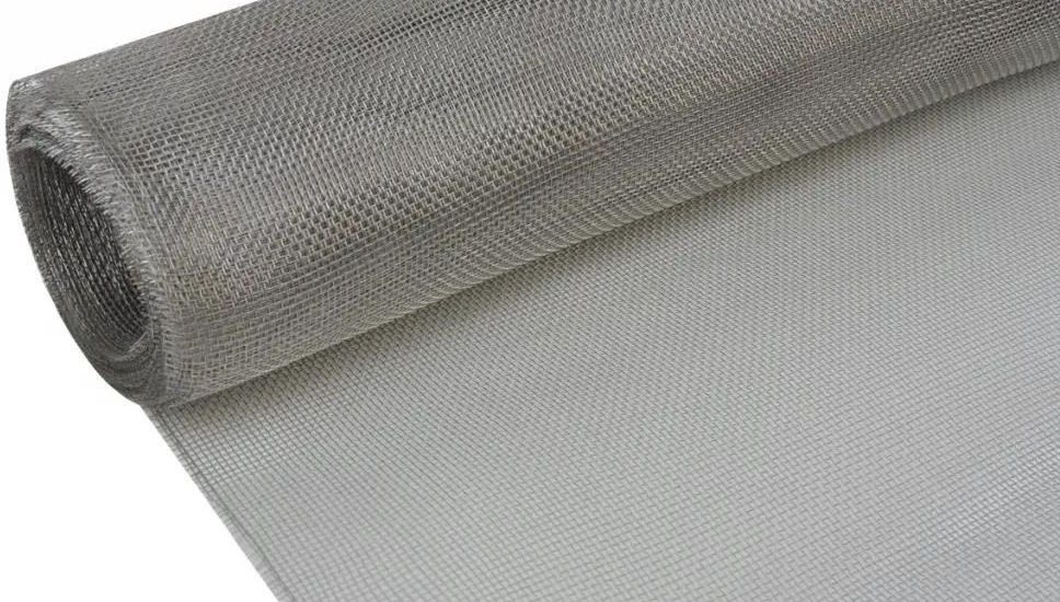 Siatka Na Insekty, Stal Nierdzewna, 100 X 500 Cm, Srebrna