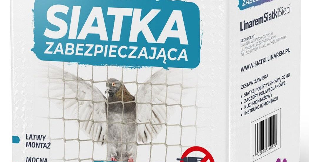 Siatka Na Ptaki Bez Wiercenia. Siatka Na Balkon 2X3M Montaż Bezinwazyjny.