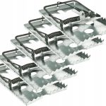 Silna Metalowa Pułapka Łapka Na Szczury Myszy 5X