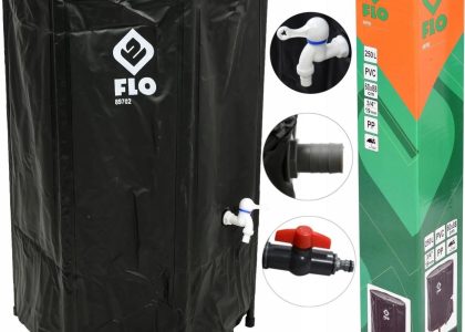 Składany Zbiornik Na Deszczówkę 250L Pvc Flo