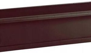 Skrzynka Balkonowa 59×18.4cm Plastikowa Brązowa Z Podstawką Ise600P
