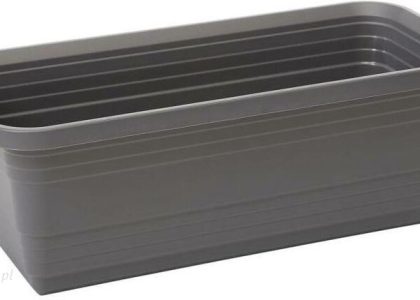 Skrzynka Balkonowa Bona 40X17.5cm Plastikowa Antracyt Lamela