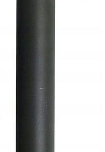 Słupek Ogrodowy Pino Regulowany Czarny Mat 1X10W Gu10 44cm