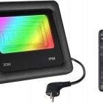 Smart App Rgb Lampa Naświetlacz Led 20W Iluminacja