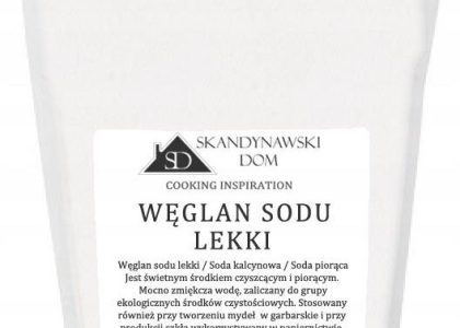 Soda Kalcynowana Węglan Sodu lekki 1kg