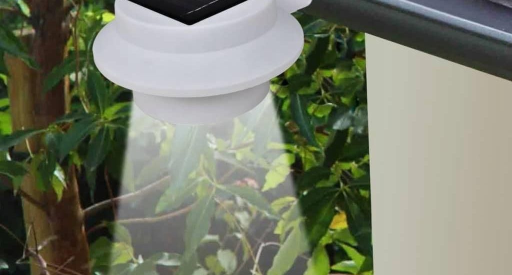 Solarne lampy ogrodzeniowe Led, 12 szt., białe