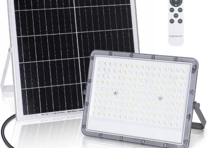 Solarny Naświetlacz Halogen Led 200W Z Pilotem