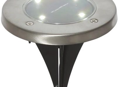 Star Trading Solarne Lampy Ogrodowe Led 3Szt. Lawnlight W Kolorze Srebrnym 12cm