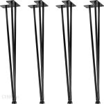 Stilista Emaga Noga Meblowa Z 3 Drążków 60 Cm Czarna 441896