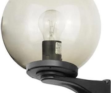 Su-Ma Lampa Ścienna Kinkiet Kula Biała/Dymiona, 20/25/30Cm Ogrodowa Zewnętrzna 1X E27 Kule K K30121Kd250 Przydymiony