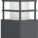 Su-Ma Lampa Stojąca Zewnętrzna E27 Ciemny Popiel Ip54 Rado Ii 3 Dg