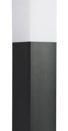 SU-MA Lampa zewnętrzna stojąca Inox Kwadratowa Black SS802-450 BL