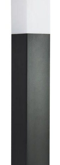 SU-MA Lampa zewnętrzna stojąca Inox Kwadratowa Black SS802-650 BL
