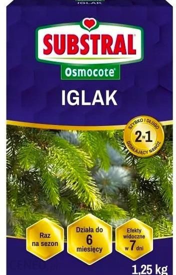 Substral Osmocote Nawóz 2W1 Do Iglaków Tui 1,25Kg