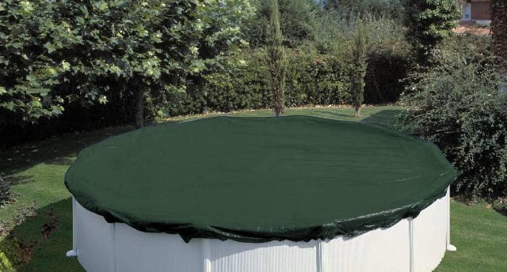 Summer Fun Zimowa plandeka na basen, okrągła, 460 cm, PVC, zielona 426467