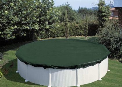 Summer Fun Zimowa plandeka na basen, okrągła, 460 cm, PVC, zielona 426467