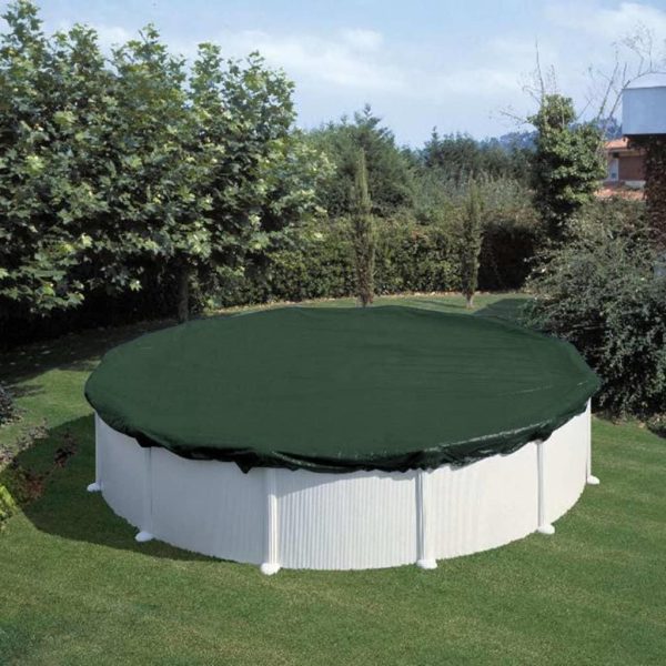 Summer Fun Zimowa plandeka na basen, okrągła, 460 cm, PVC, zielona 426467