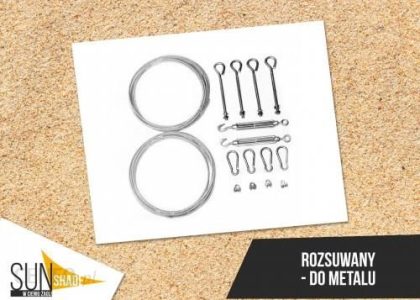 Sunshade Zestaw Do Żagli Rozsuwanych Do Metalu