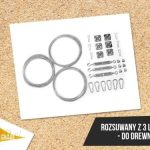 Sunshade Zestaw Do Żagli Rozsuwanych Na 3 Linkach Do Drewna