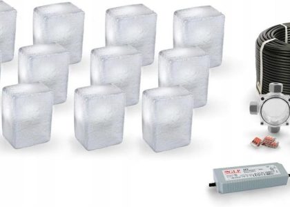 Świecąca Kostka Brukowa Led Nostalit 9X12 Bz 12X