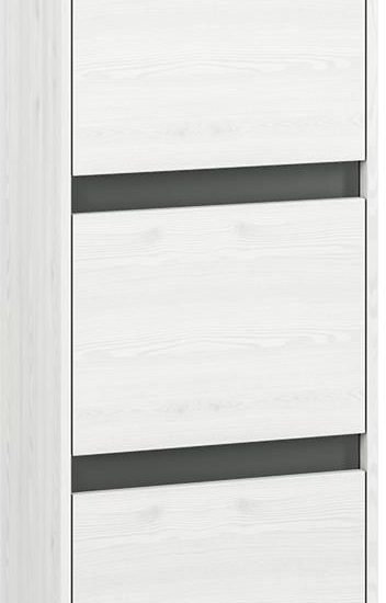 Szafka Na Buty Haga Hg05 Sosna Śnieżna Antracyt 51743