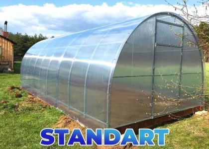 Szklarnia Afrodyta Standart Profil 40x20mm 3×12 m, poliwęglan 6 mm